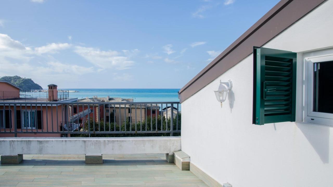 شقة 009 - Attico Sant'Anna Vista Mare 150M Dalla Spiaggia Con Terrazza Privata سيستري ليفانتي المظهر الخارجي الصورة
