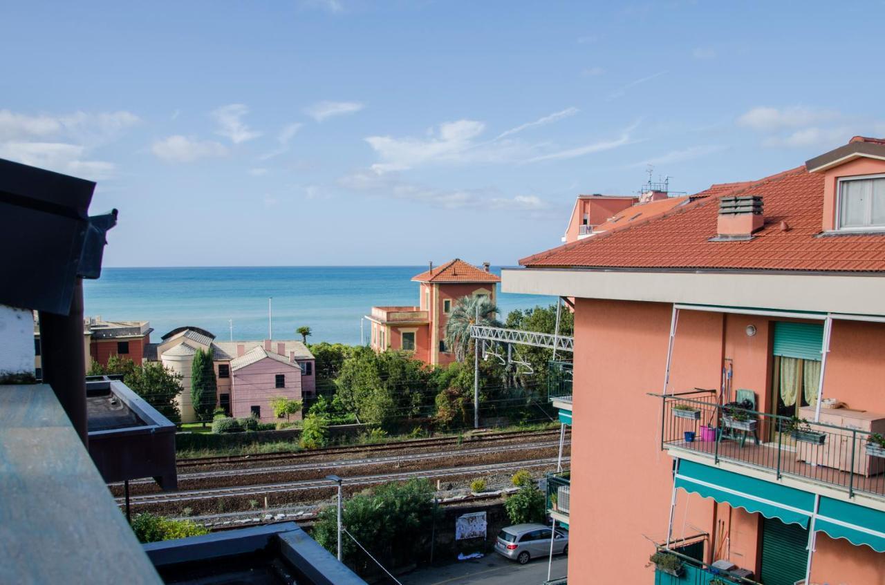 شقة 009 - Attico Sant'Anna Vista Mare 150M Dalla Spiaggia Con Terrazza Privata سيستري ليفانتي المظهر الخارجي الصورة