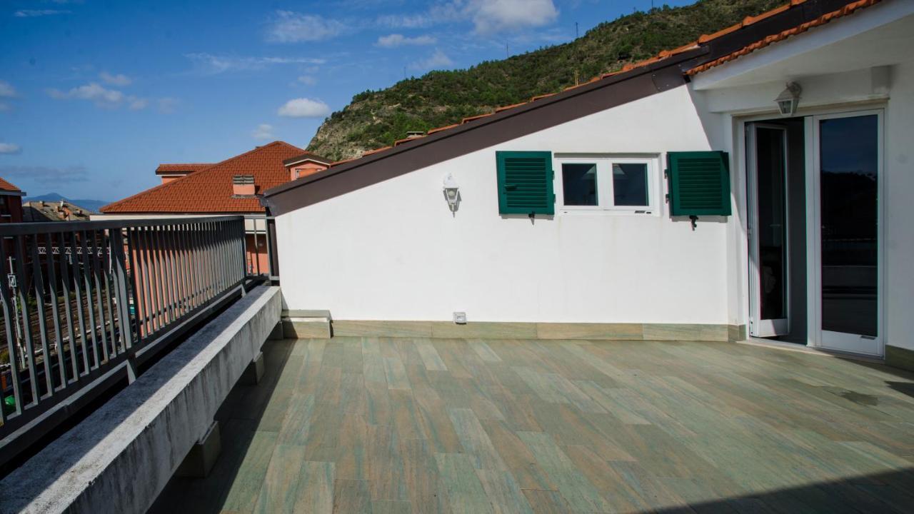 شقة 009 - Attico Sant'Anna Vista Mare 150M Dalla Spiaggia Con Terrazza Privata سيستري ليفانتي المظهر الخارجي الصورة